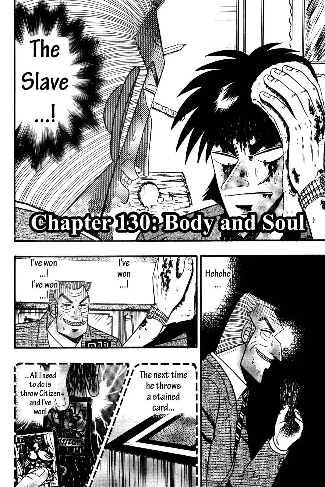 Gambling Apocalypse Kaiji - Kaiji Part 1 Chapter 130 page 2 - Chapter 130: Body and Soul
