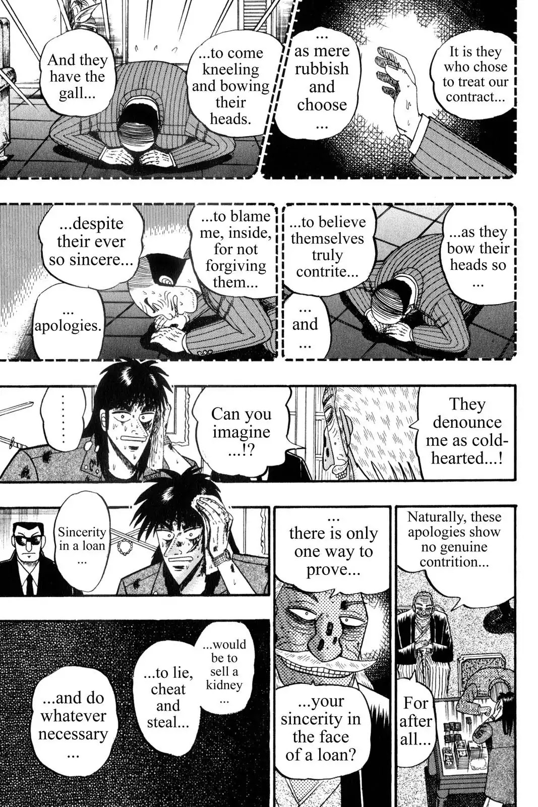 Gambling Apocalypse Kaiji - Kaiji Part 1 Chapter 135 page 13 - Chapter 135: Remorse