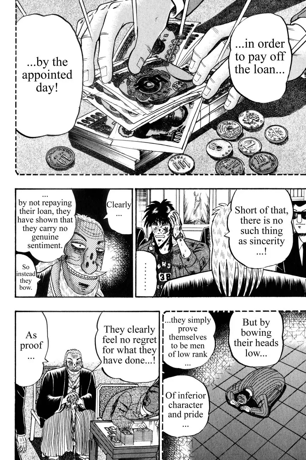 Gambling Apocalypse Kaiji - Kaiji Part 1 Chapter 135 page 14 - Chapter 135: Remorse