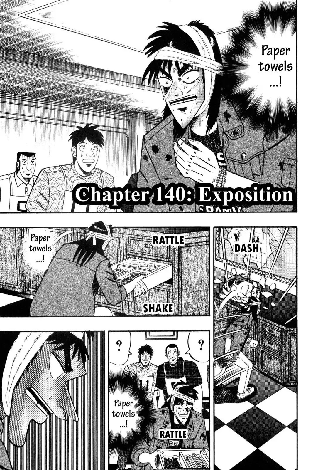 Gambling Apocalypse Kaiji - Kaiji Part 1 Chapter 140 page 1 - Chapter 140: Exposition