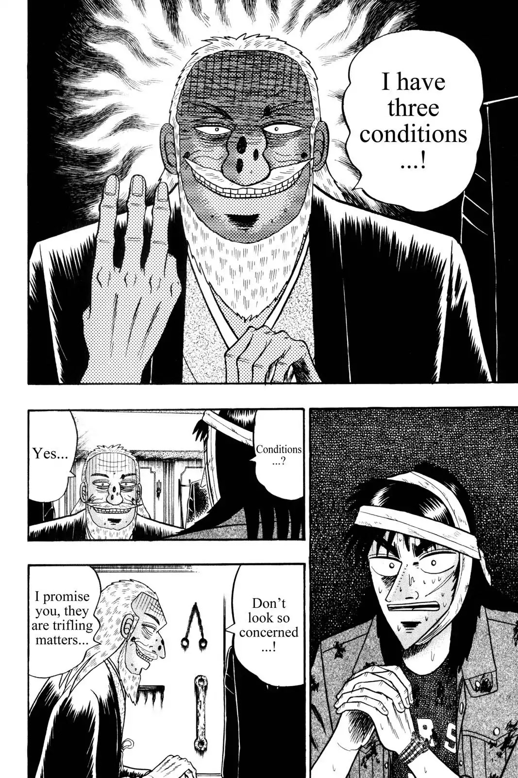 Gambling Apocalypse Kaiji - Kaiji Part 1 Chapter 146 page 6 - Chapter 146: Conditions