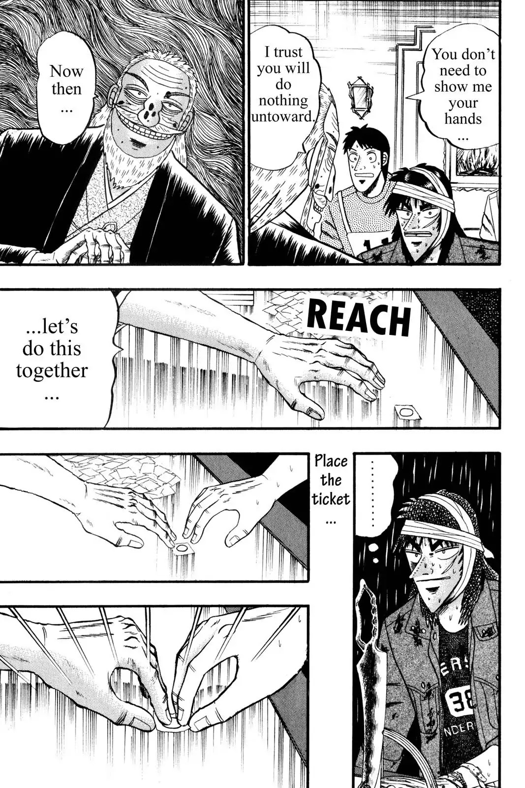 Gambling Apocalypse Kaiji - Kaiji Part 1 Chapter 149 page 13 - Chapter 149: Insertion