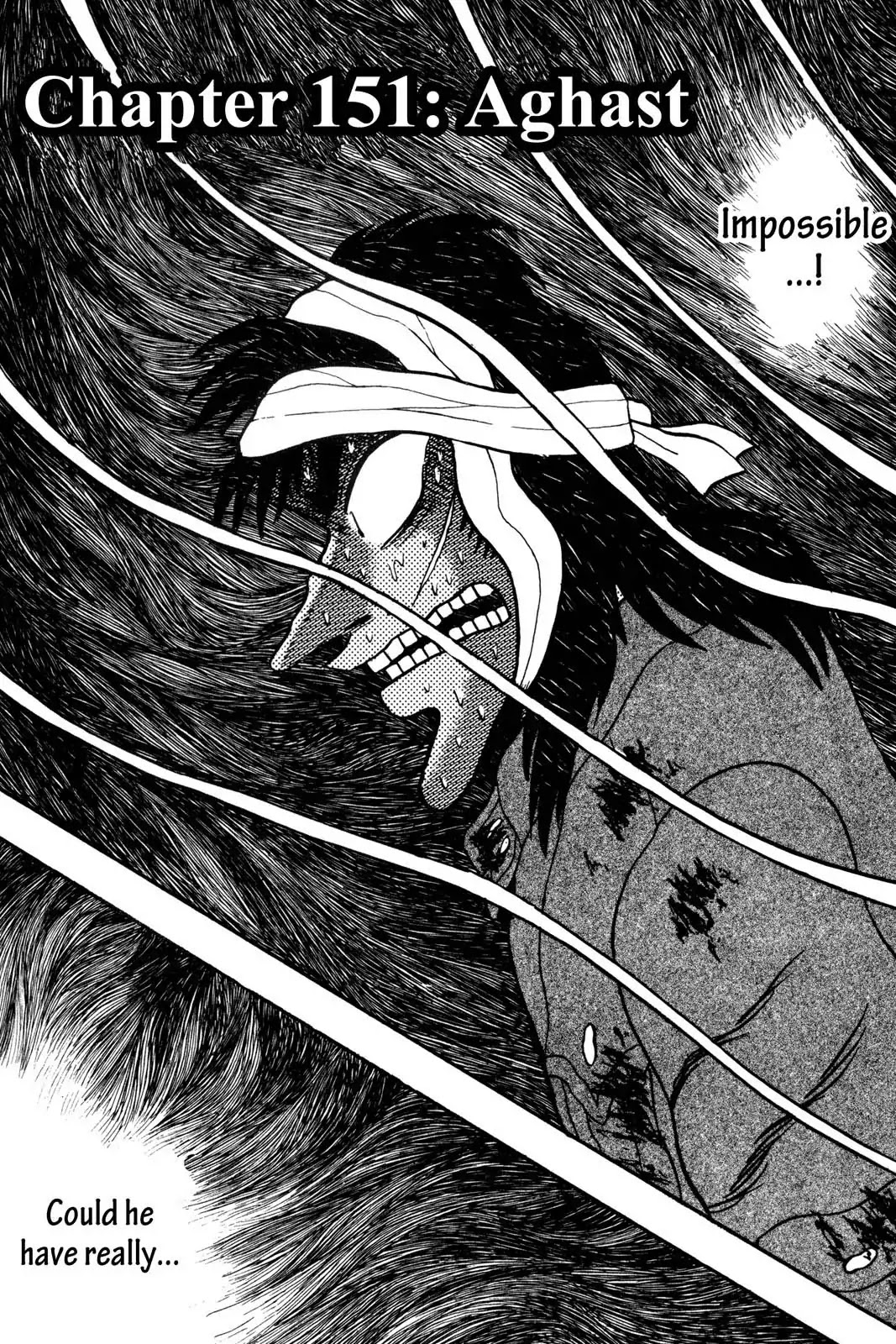 Gambling Apocalypse Kaiji - Kaiji Part 1 Chapter 151 page 1 - Chapter 151: Aghast