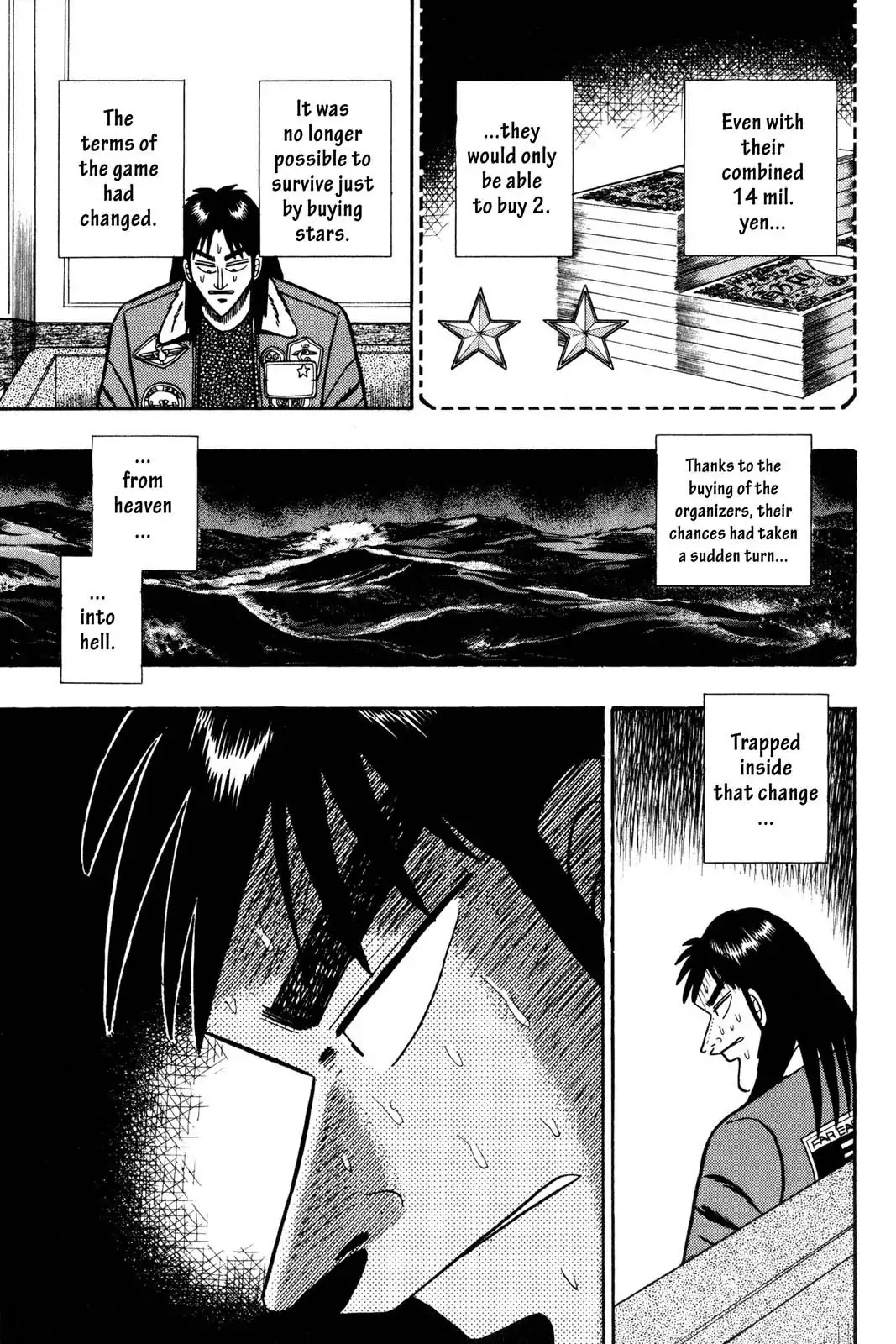 Gambling Apocalypse Kaiji - Kaiji Part 1 Chapter 18 page 12 - Chapter 18: Catastrophe
