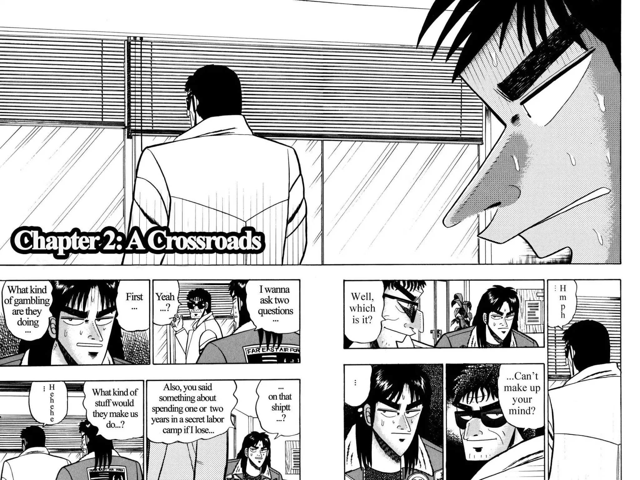 Gambling Apocalypse Kaiji - Kaiji Part 1 Chapter 2 page 2 - Chapter 2: Crossroads