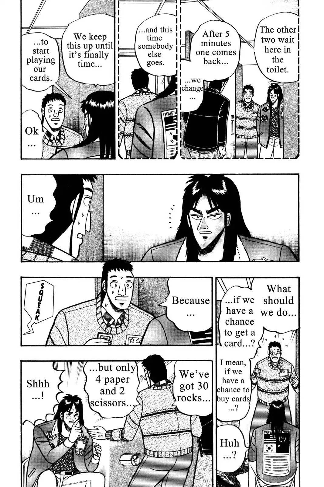 Gambling Apocalypse Kaiji - Kaiji Part 1 Chapter 21 page 4 - Chapter 21: Panic
