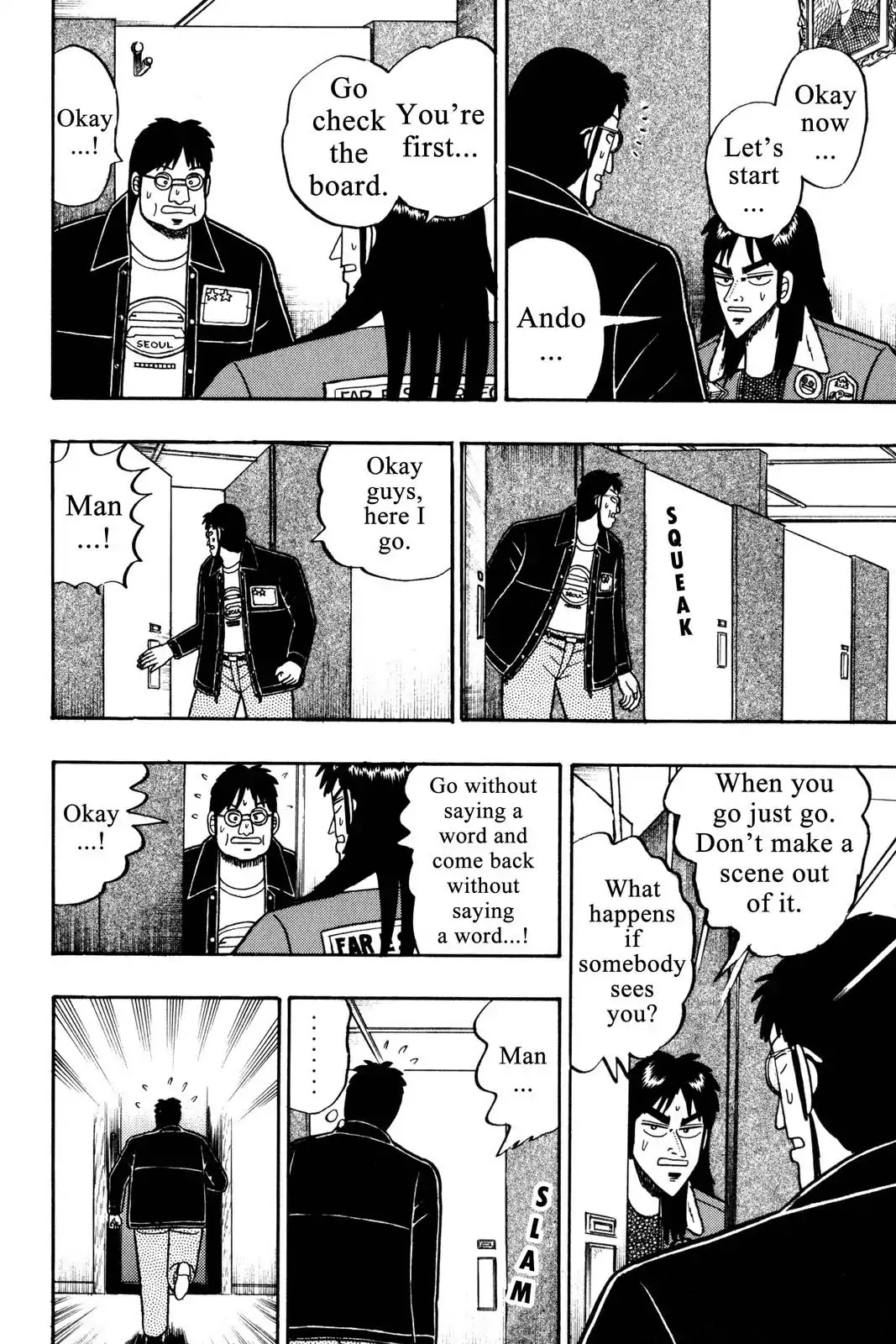 Gambling Apocalypse Kaiji - Kaiji Part 1 Chapter 21 page 8 - Chapter 21: Panic