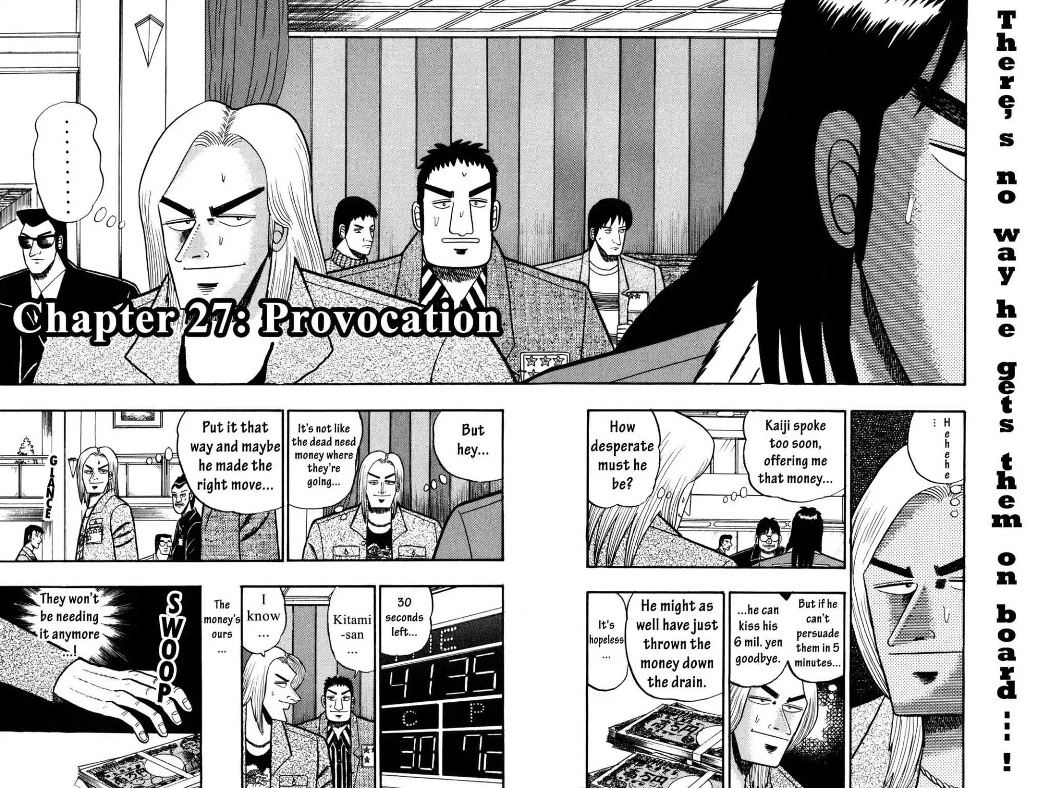 Gambling Apocalypse Kaiji - Kaiji Part 1 Chapter 27 page 2 - Chapter 27: Provocation