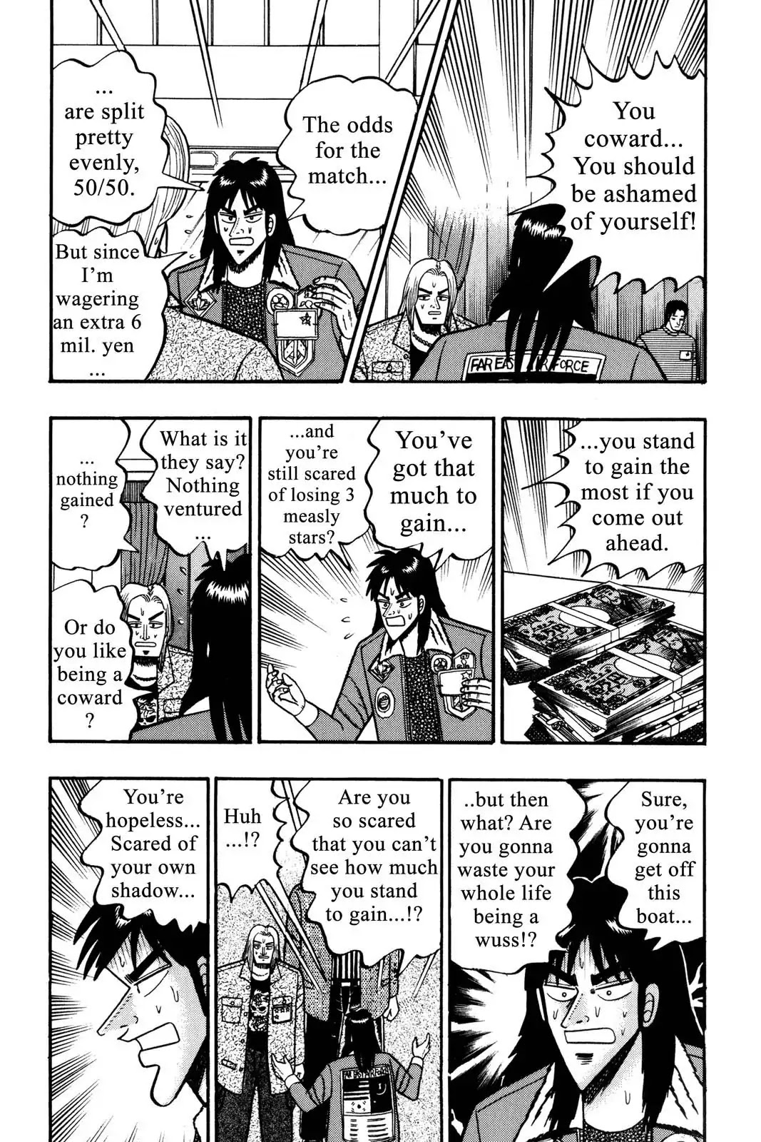 Gambling Apocalypse Kaiji - Kaiji Part 1 Chapter 27 page 7 - Chapter 27: Provocation