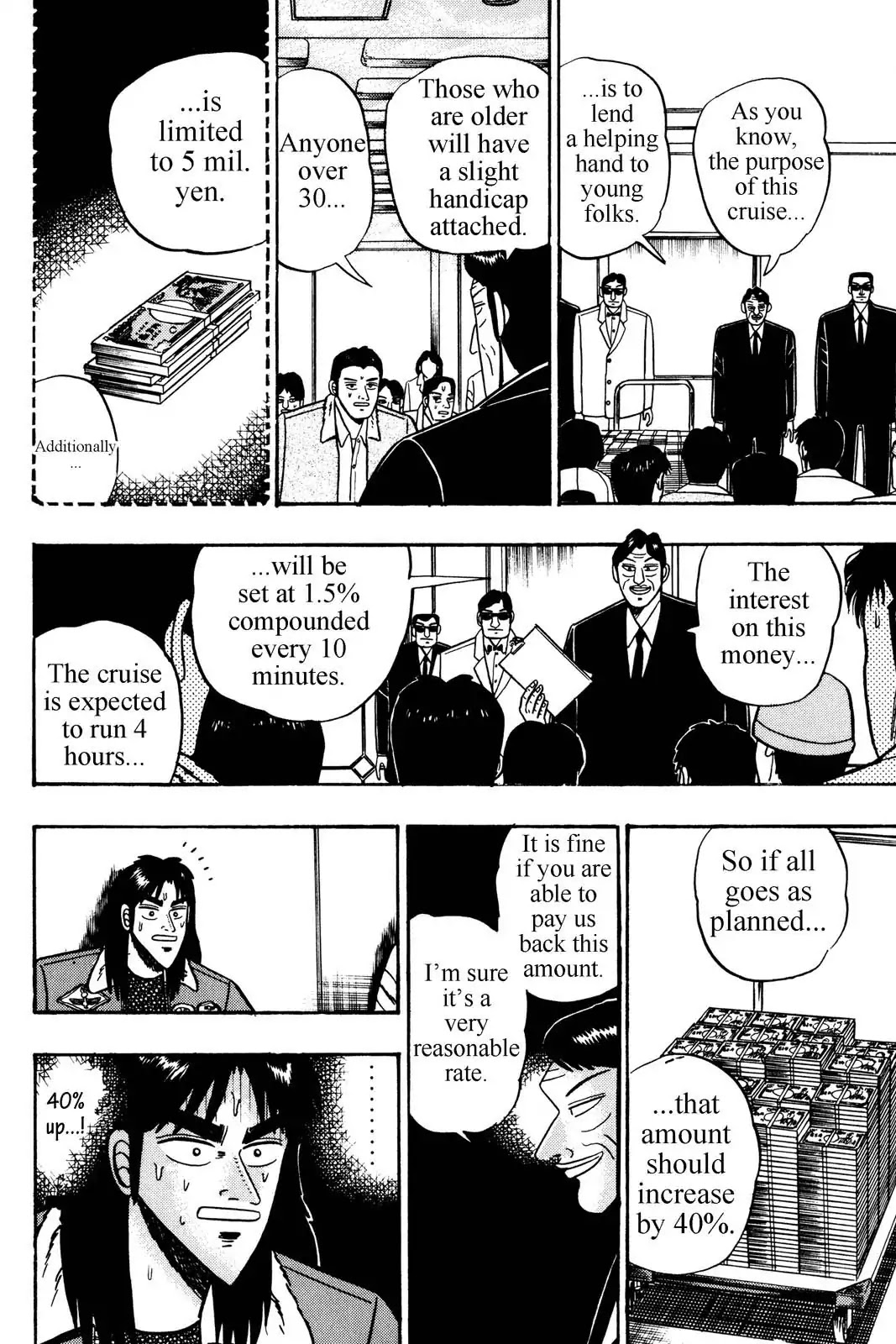 Gambling Apocalypse Kaiji - Kaiji Part 1 Chapter 3 page 14 - Chapter 3: Pitch Black