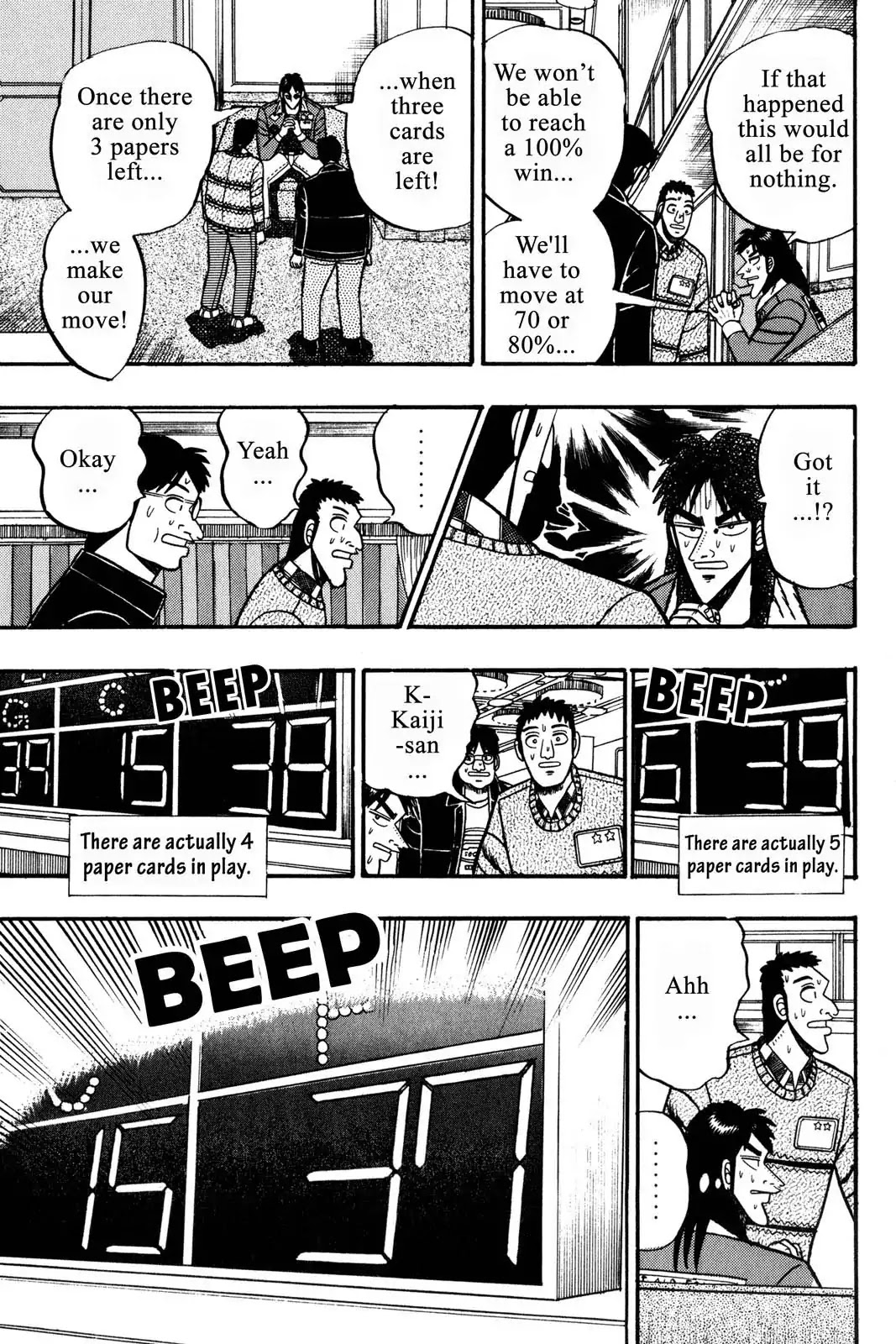 Gambling Apocalypse Kaiji - Kaiji Part 1 Chapter 35 page 14 - Chapter 35: Blessings and Curses