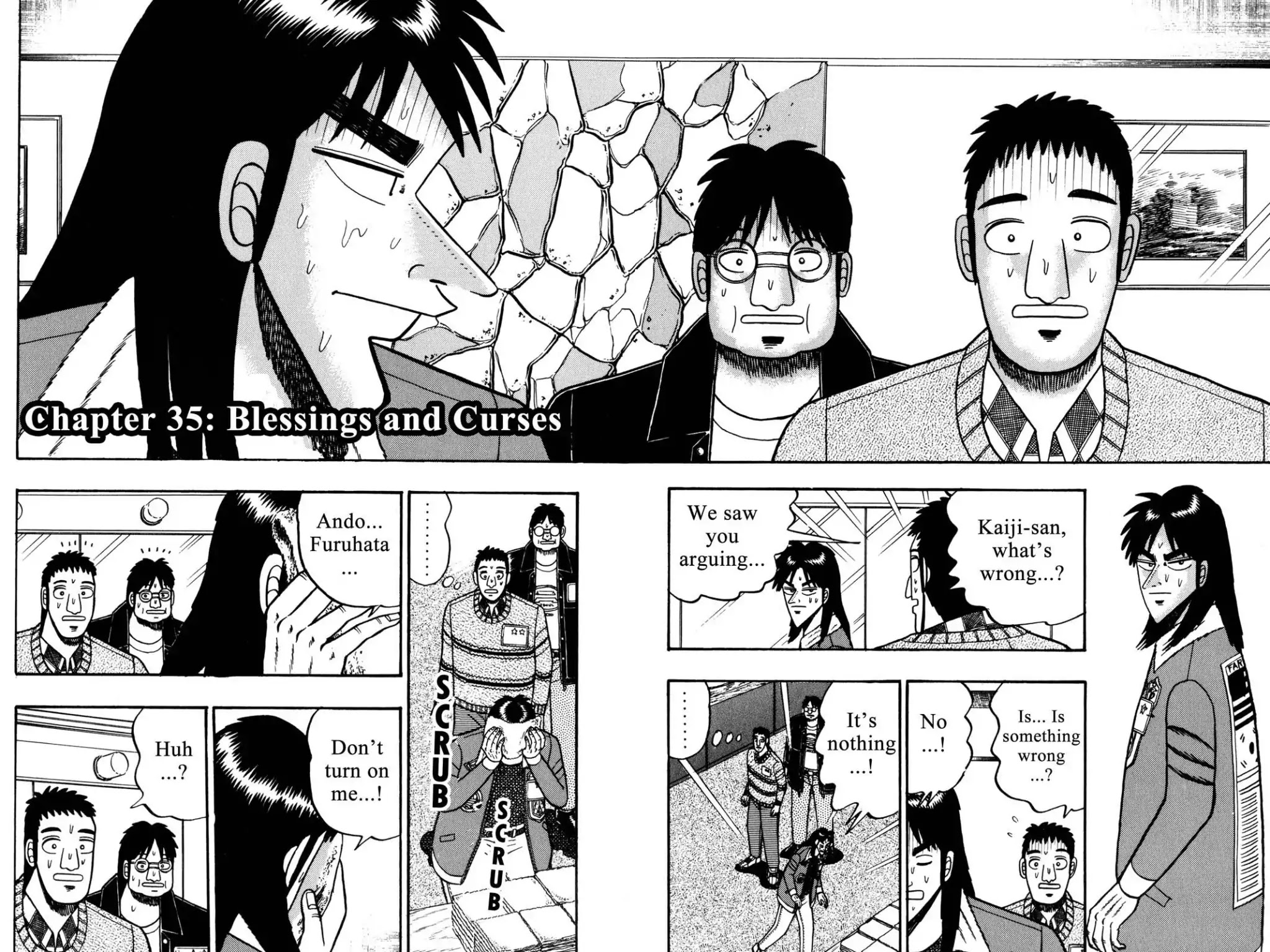 Gambling Apocalypse Kaiji - Kaiji Part 1 Chapter 35 page 2 - Chapter 35: Blessings and Curses