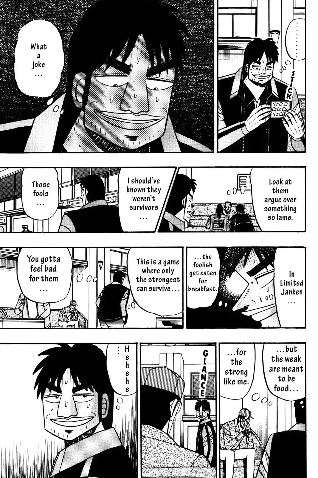 Gambling Apocalypse Kaiji - Kaiji Part 1 Chapter 39 page 5 - Chapter 39: Survival Of The Fittest
