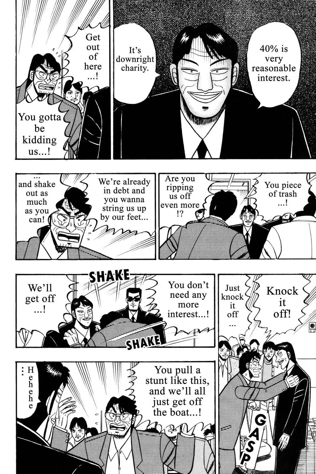 Gambling Apocalypse Kaiji - Kaiji Part 1 Chapter 4 page 2 - Chapter 4: Setting Sail