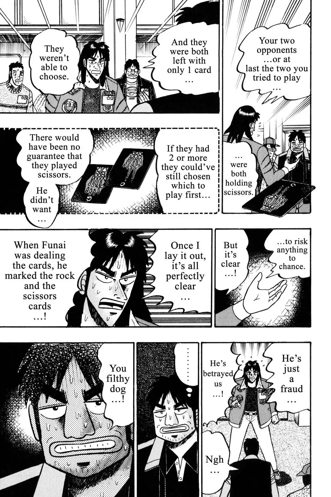 Gambling Apocalypse Kaiji - Kaiji Part 1 Chapter 40 page 12 - Chapter 40: Exposed
