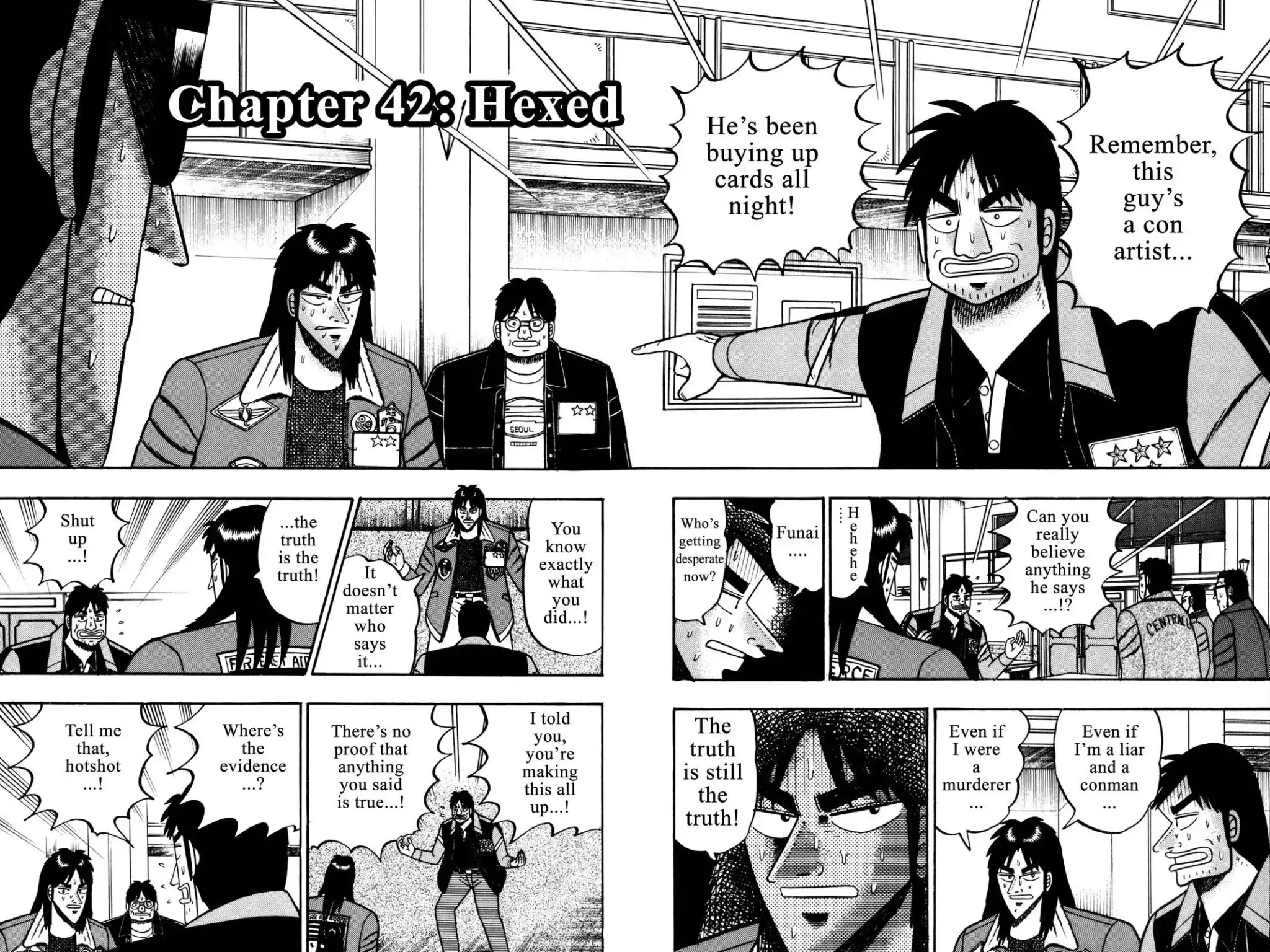 Gambling Apocalypse Kaiji - Kaiji Part 1 Chapter 42 page 2 - Chapter 42: Hexed