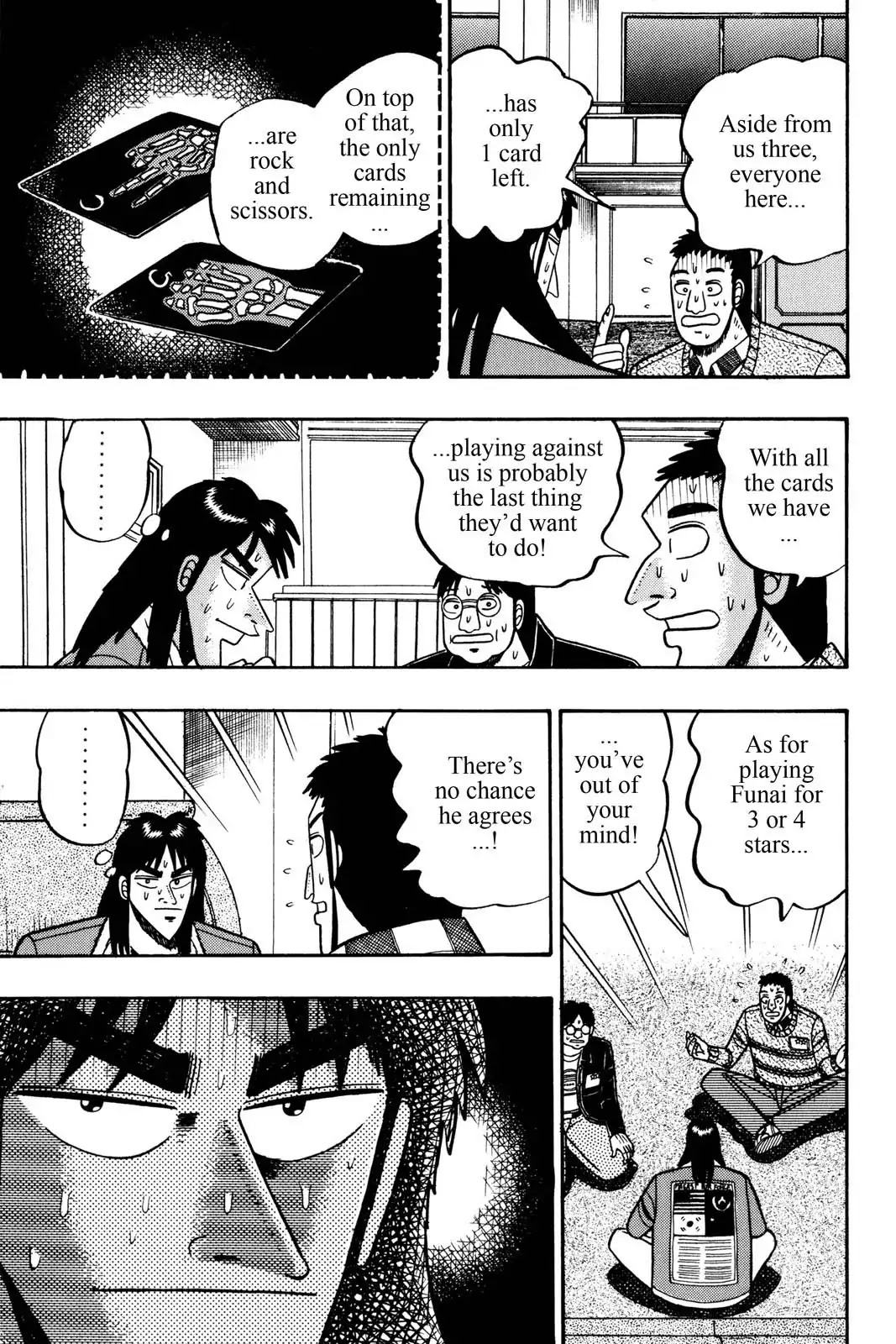 Gambling Apocalypse Kaiji - Kaiji Part 1 Chapter 43 page 4 - Chapter 43: Determination