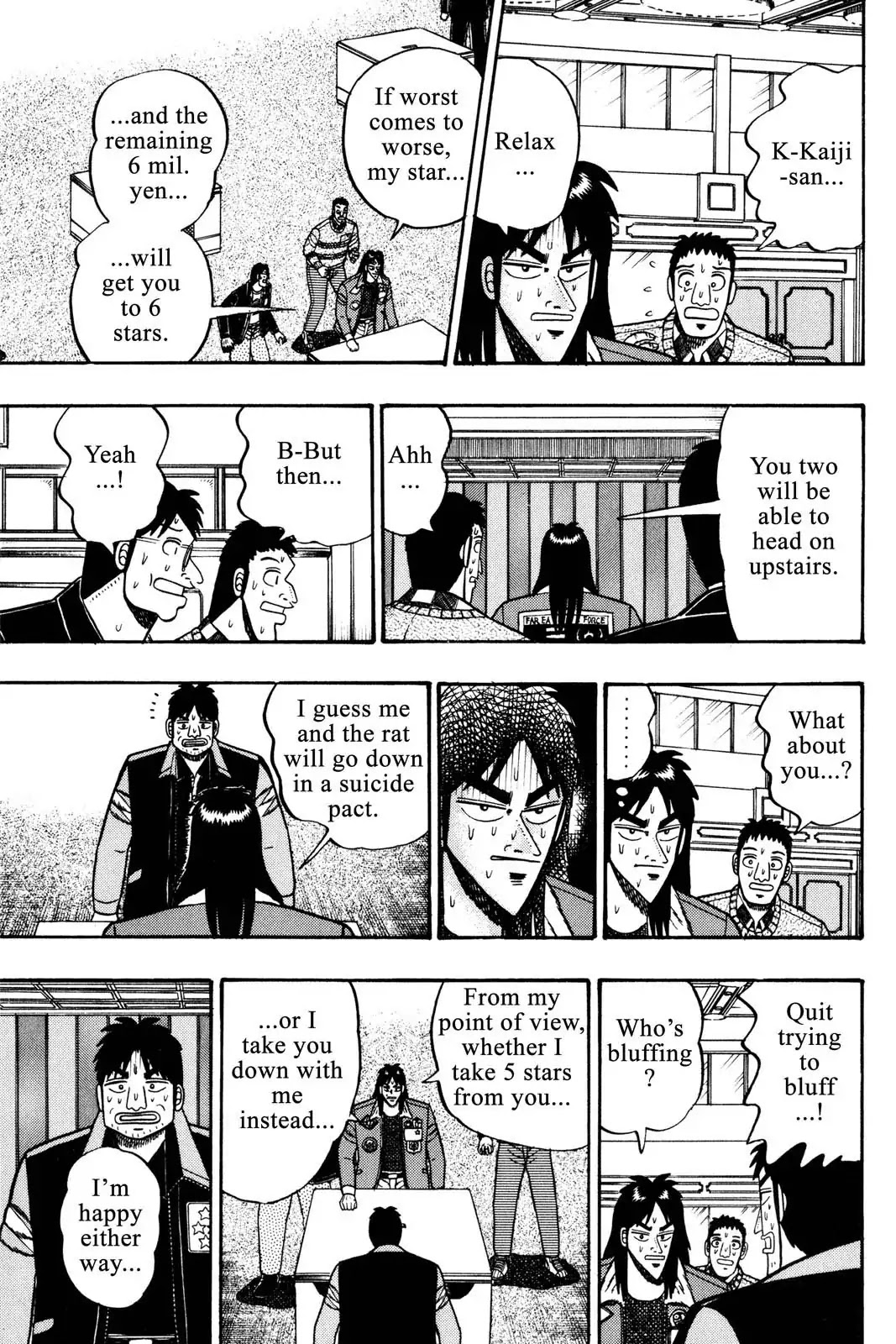 Gambling Apocalypse Kaiji - Kaiji Part 1 Chapter 46 page 9 - Chapter 46: Into The Fire
