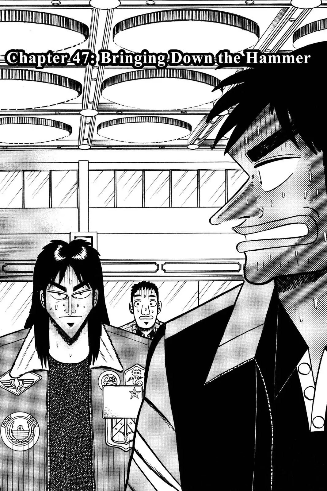 Gambling Apocalypse Kaiji - Kaiji Part 1 Chapter 47 page 1 - Chapter 47: Bringing Down The Hammer