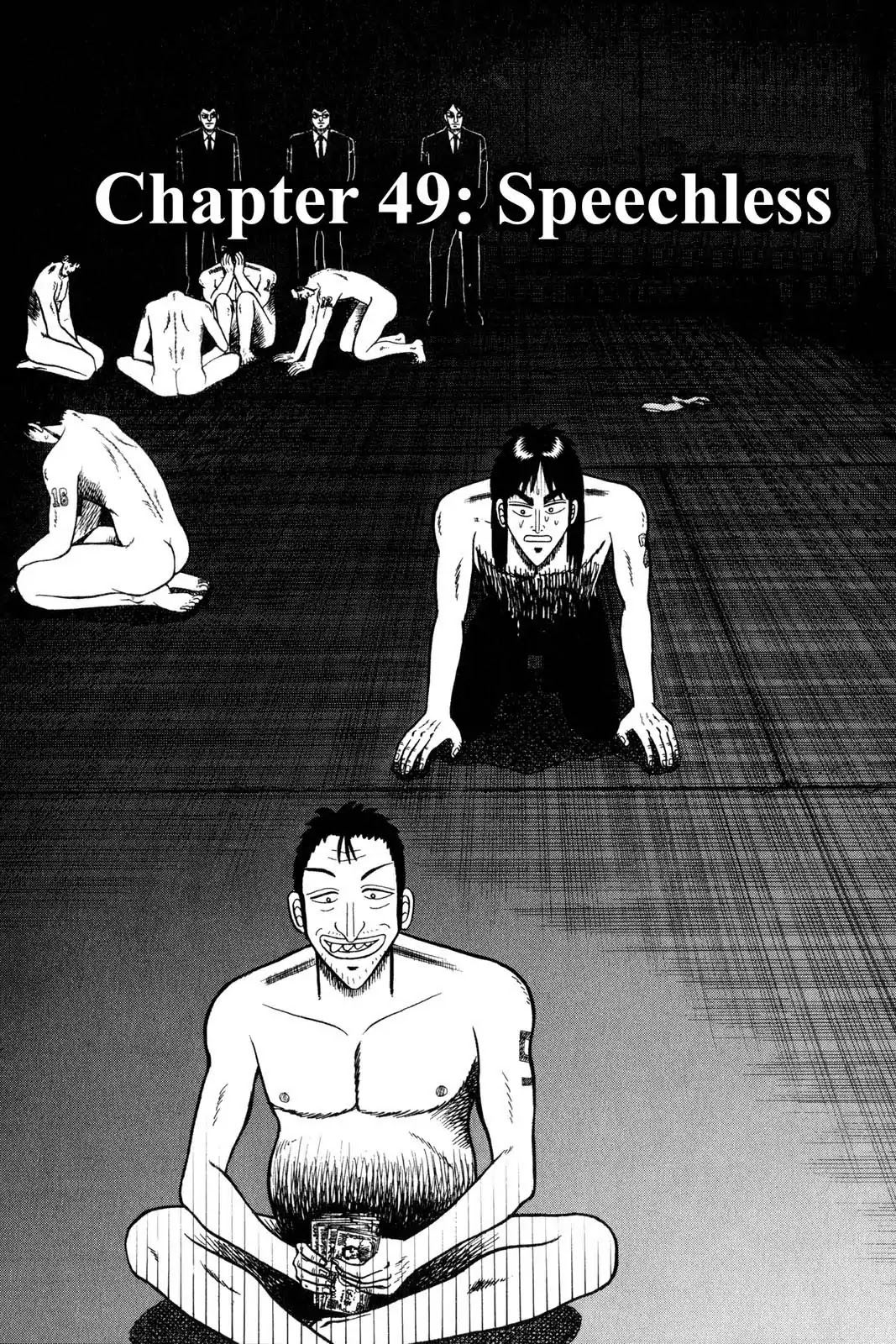Gambling Apocalypse Kaiji - Kaiji Part 1 Chapter 49 page 1 - Chapter 49: Speechless