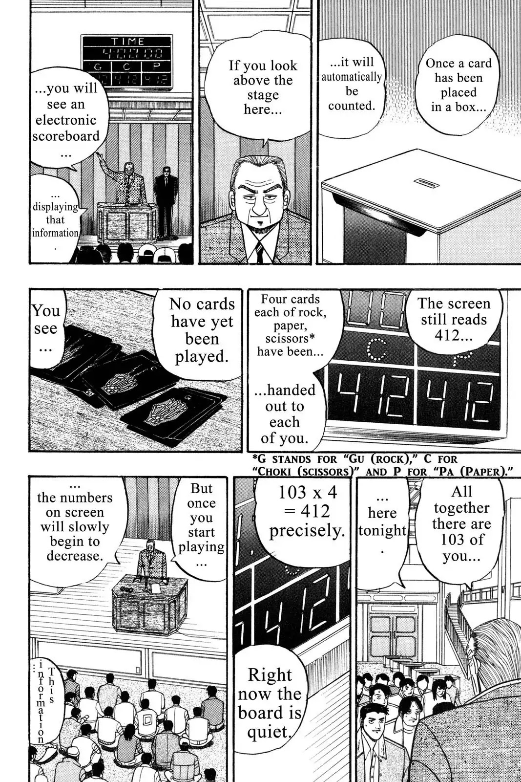 Gambling Apocalypse Kaiji - Kaiji Part 1 Chapter 5 page 8 - Chapter 5: Playtime