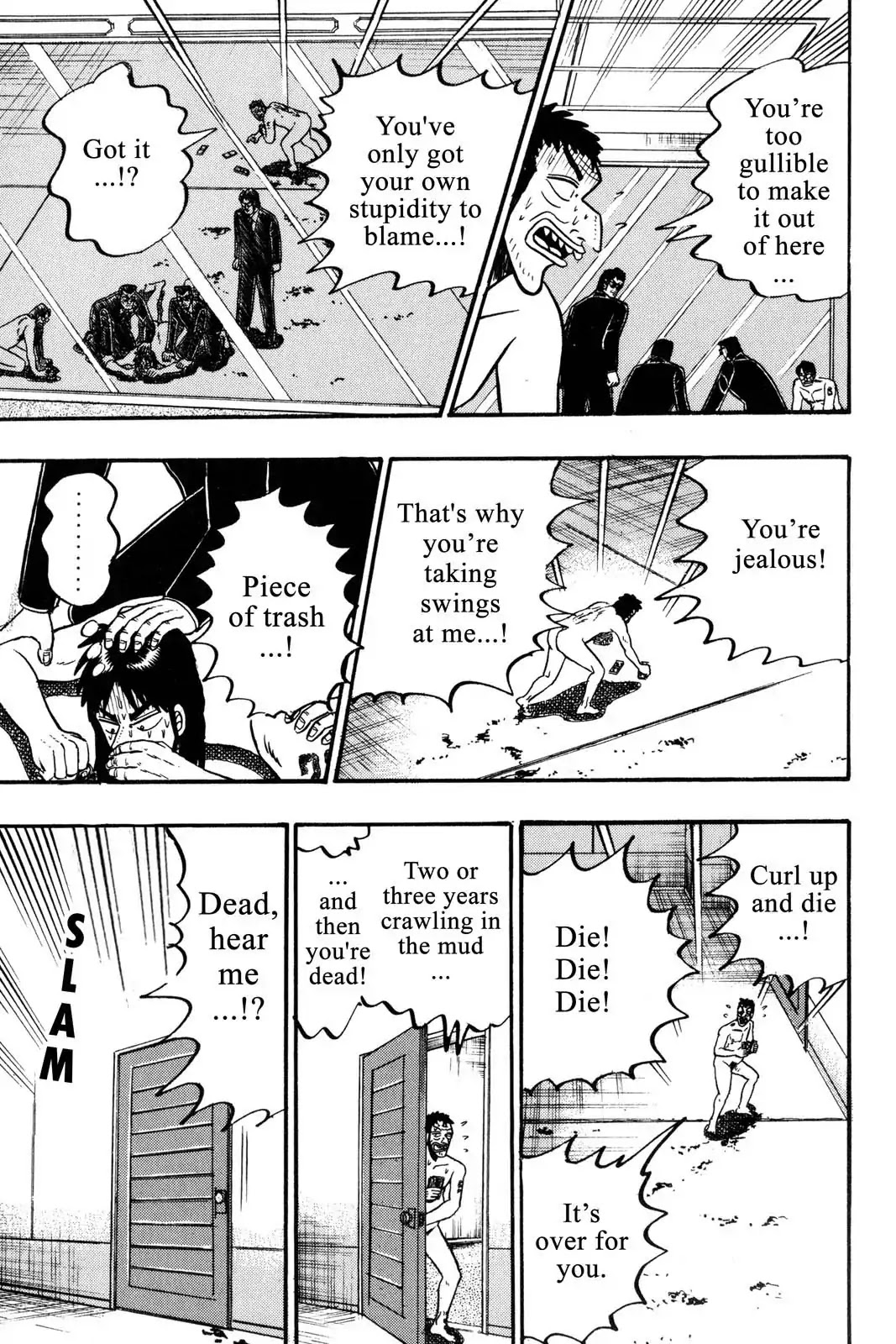 Gambling Apocalypse Kaiji - Kaiji Part 1 Chapter 52 page 14 - Chapter 52: Scorn