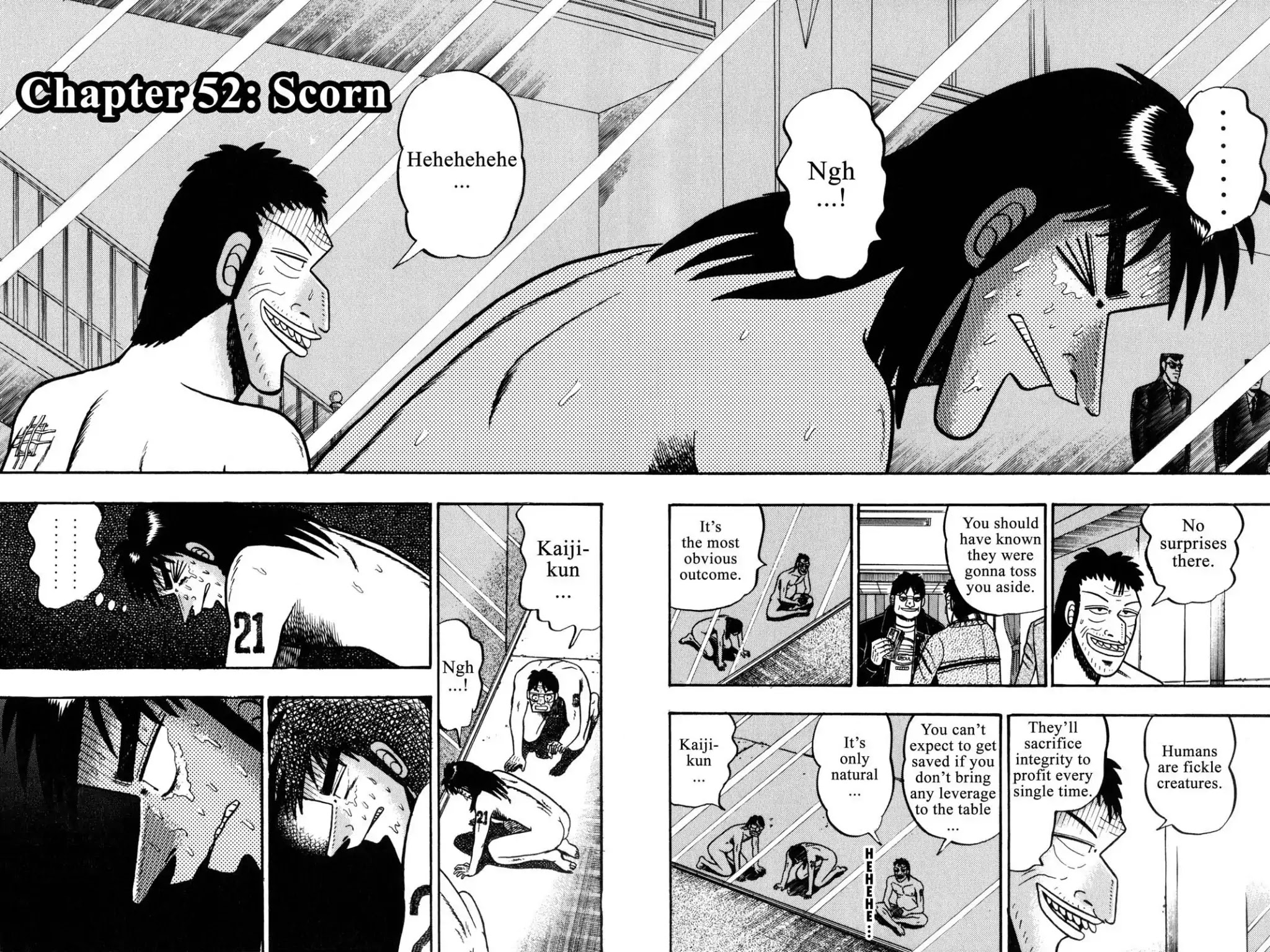 Gambling Apocalypse Kaiji - Kaiji Part 1 Chapter 52 page 2 - Chapter 52: Scorn