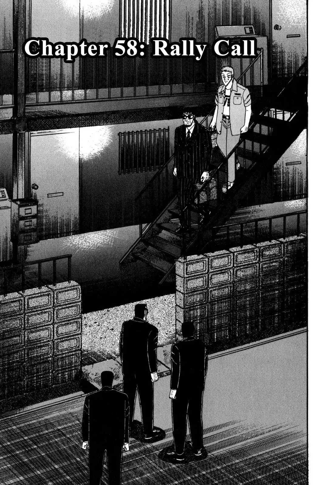 Gambling Apocalypse Kaiji - Kaiji Part 1 Chapter 58 page 1 - Chapter 58: Rally Call