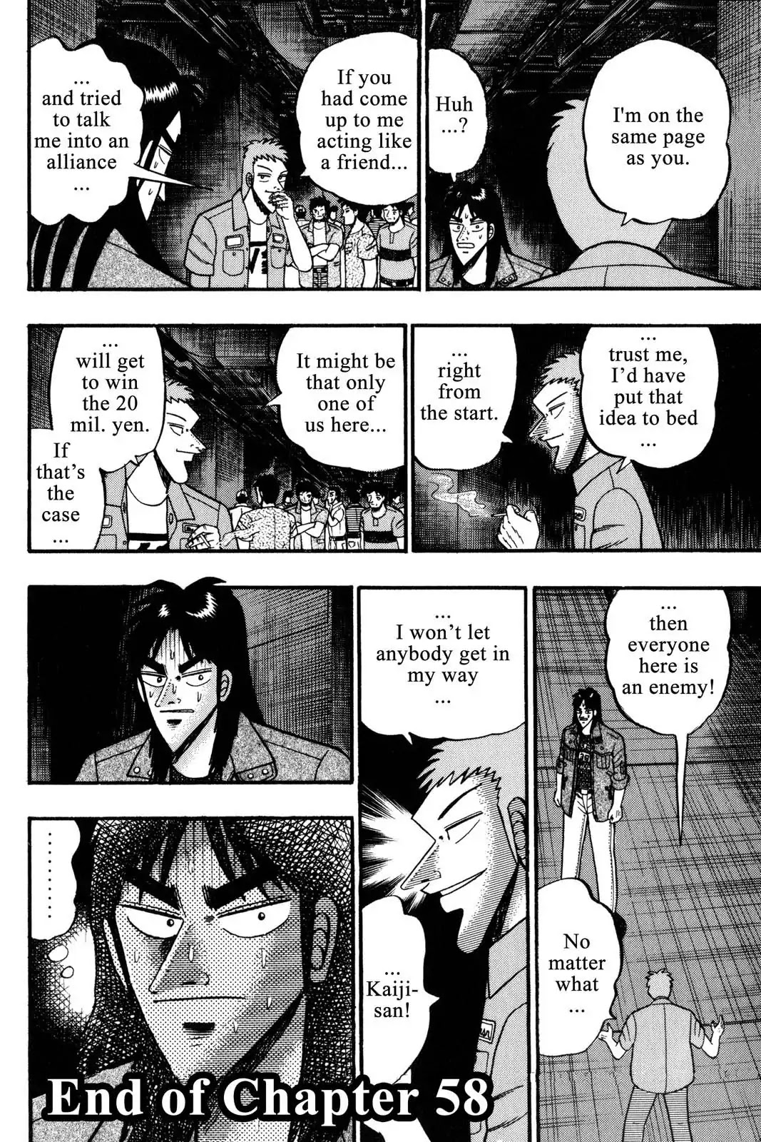 Gambling Apocalypse Kaiji - Kaiji Part 1 Chapter 58 page 16 - Chapter 58: Rally Call