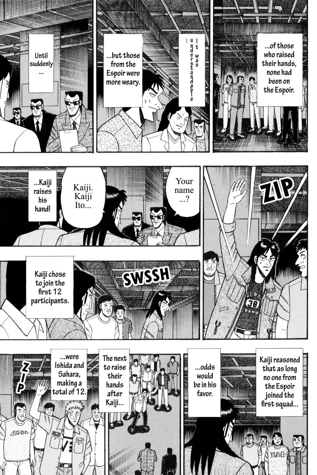 Gambling Apocalypse Kaiji - Kaiji Part 1 Chapter 59 page 13 - Chapter 59: Lockdown