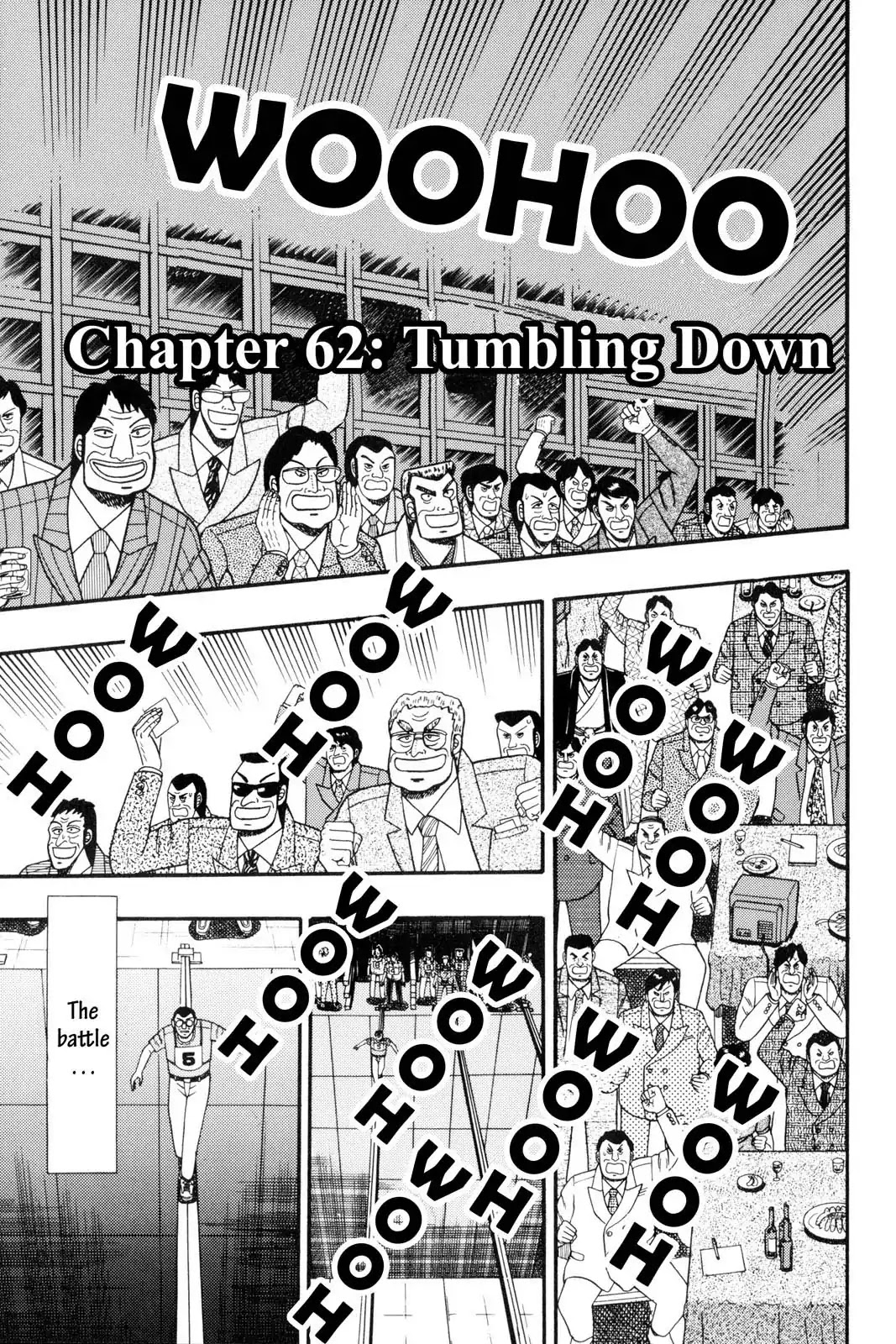 Gambling Apocalypse Kaiji - Kaiji Part 1 Chapter 62 page 1 - Chapter 62: Tumbling Down