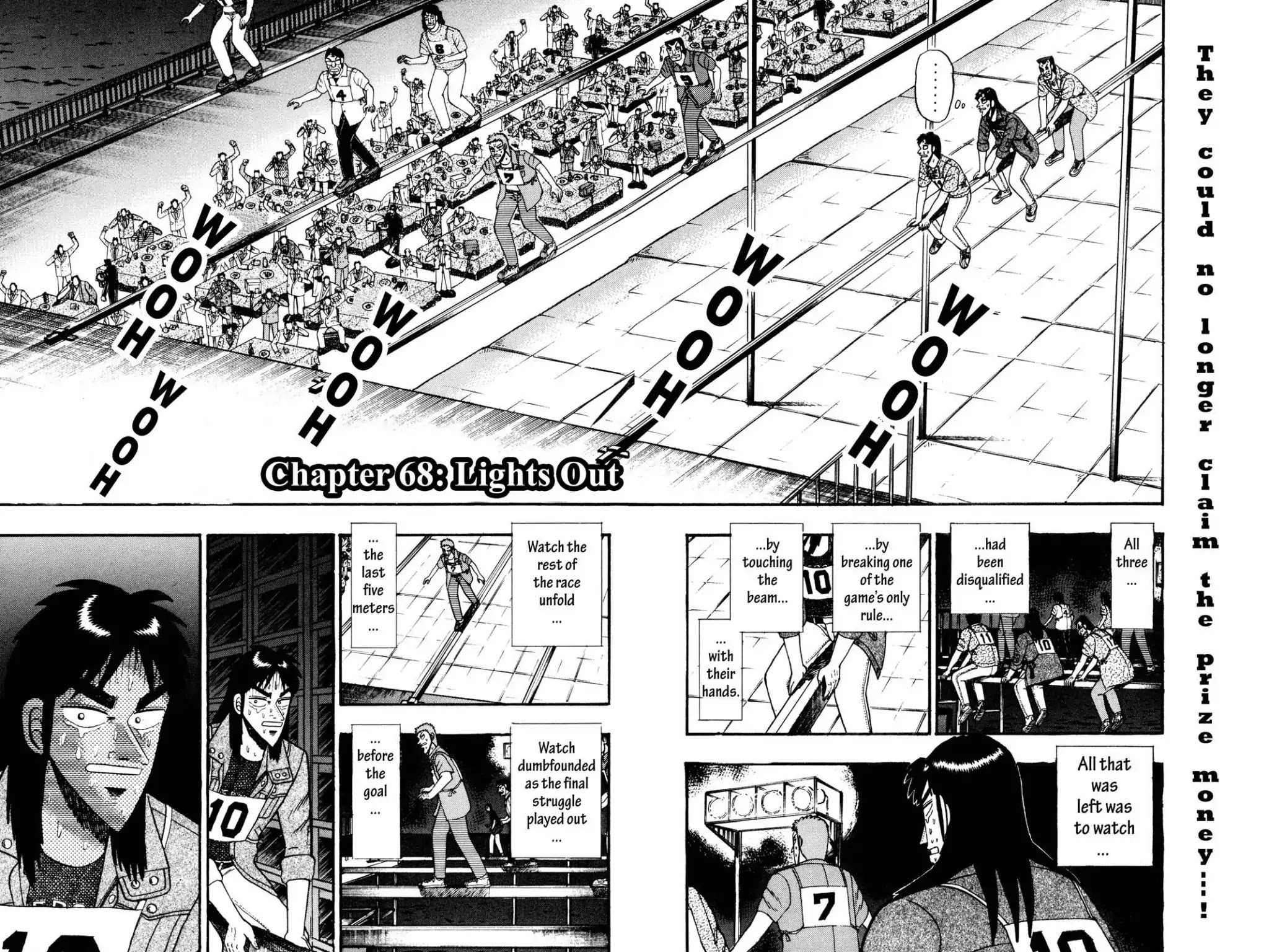 Gambling Apocalypse Kaiji - Kaiji Part 1 Chapter 68 page 2 - Chapter 68: Lights Out