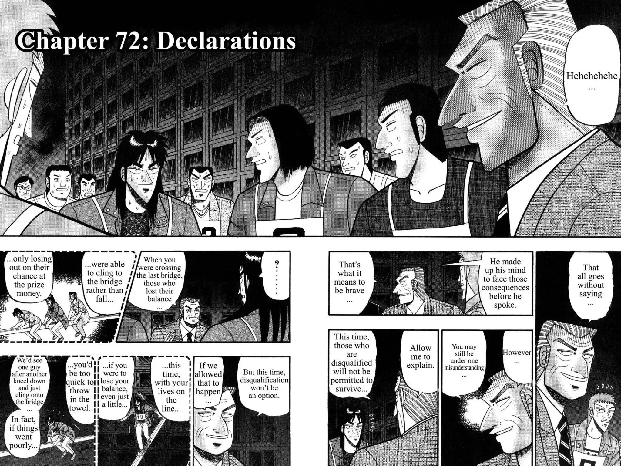 Gambling Apocalypse Kaiji - Kaiji Part 1 Chapter 72 page 2 - Chapter 72: Declarations