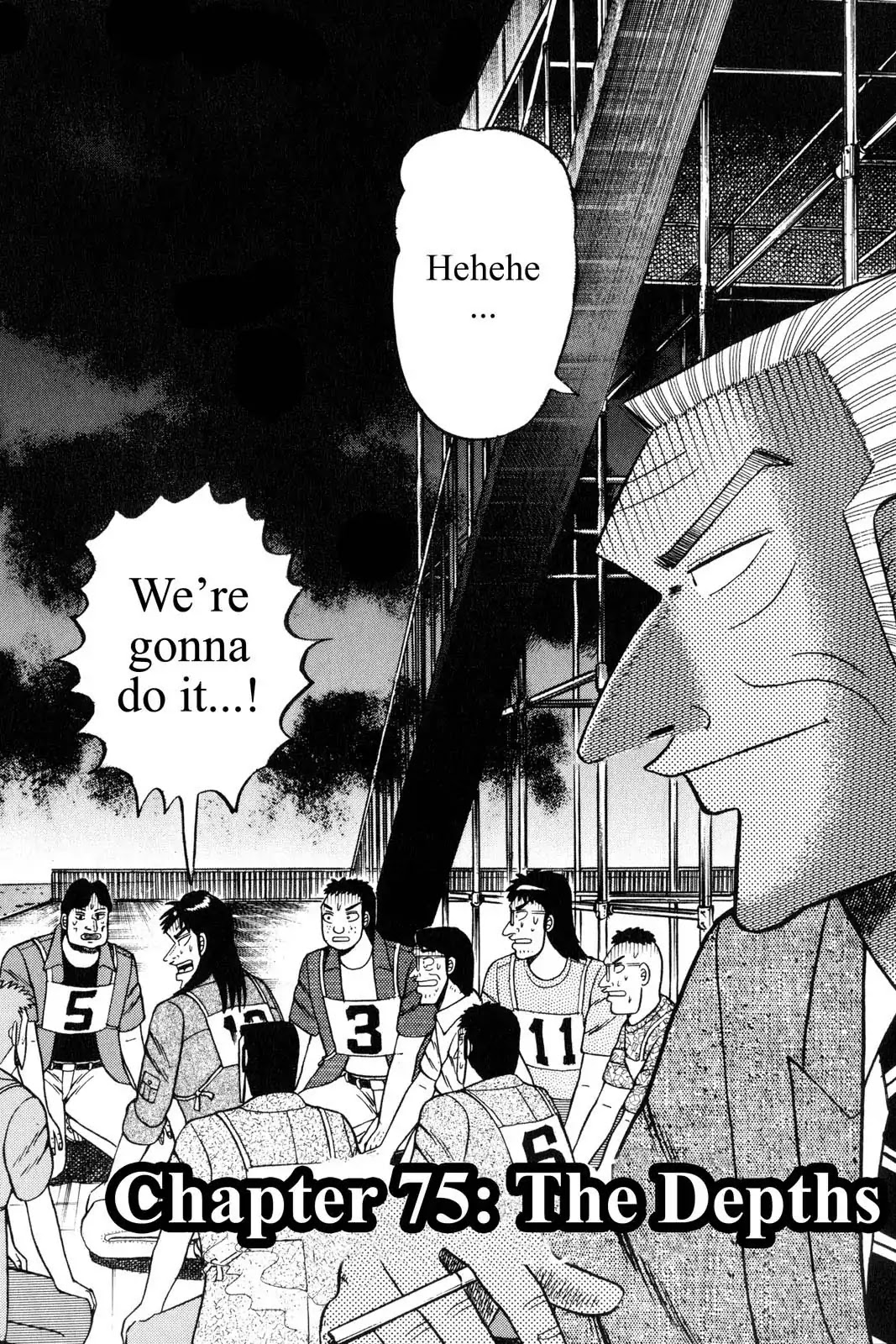 Gambling Apocalypse Kaiji - Kaiji Part 1 Chapter 75 page 1 - Chapter 75: The Depths