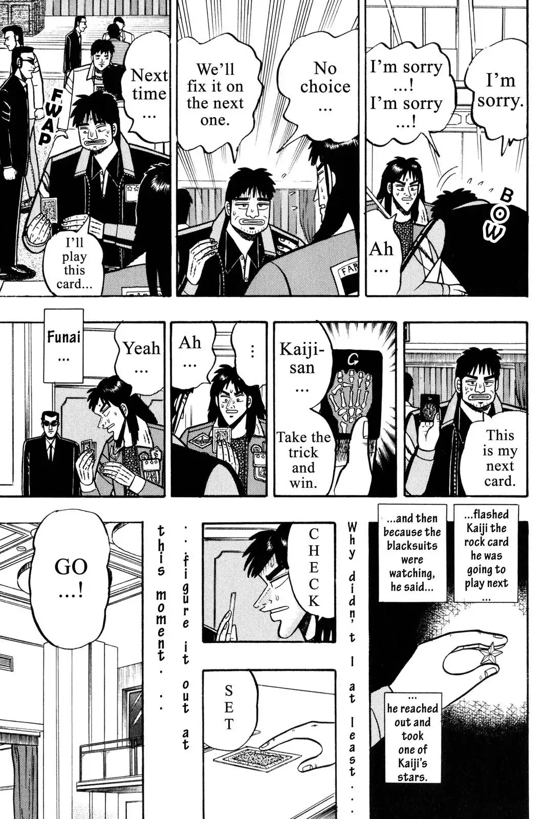 Gambling Apocalypse Kaiji - Kaiji Part 1 Chapter 8 page 15 - Chapter 8: Dirty Tricks