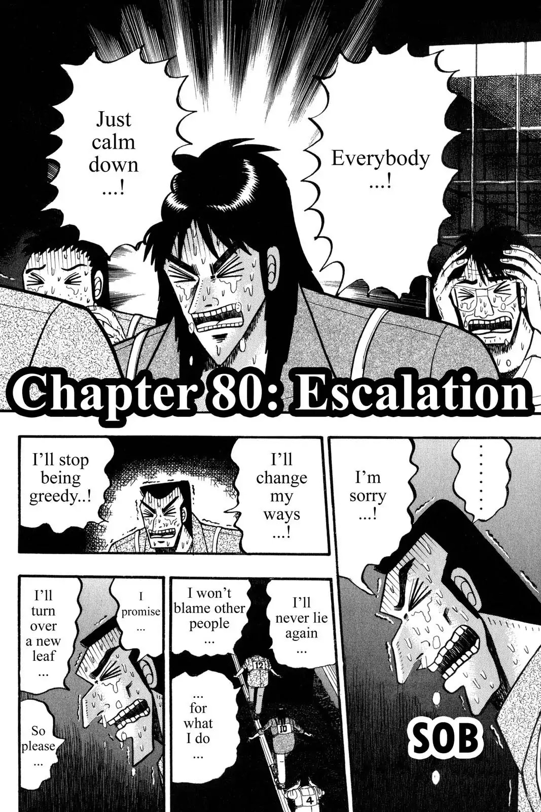 Gambling Apocalypse Kaiji - Kaiji Part 1 Chapter 80 page 2 - Chapter 80: Escalation