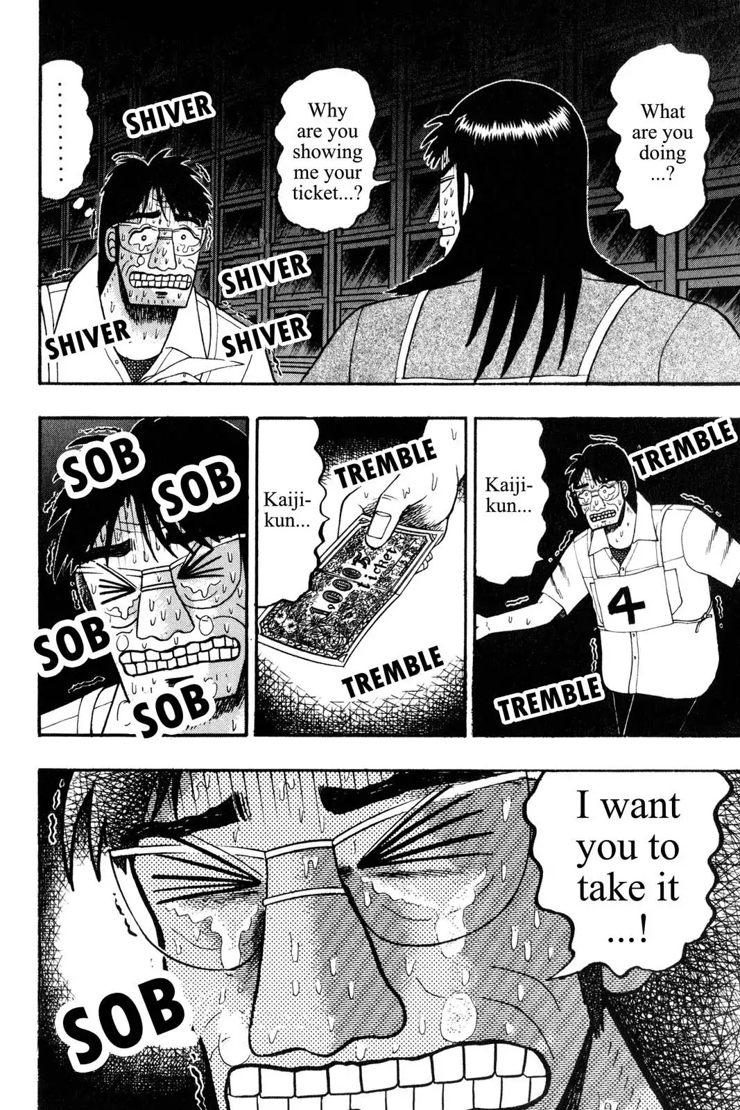 Gambling Apocalypse Kaiji - Kaiji Part 1 Chapter 83 page 6 - Chapter 83: Last Testment