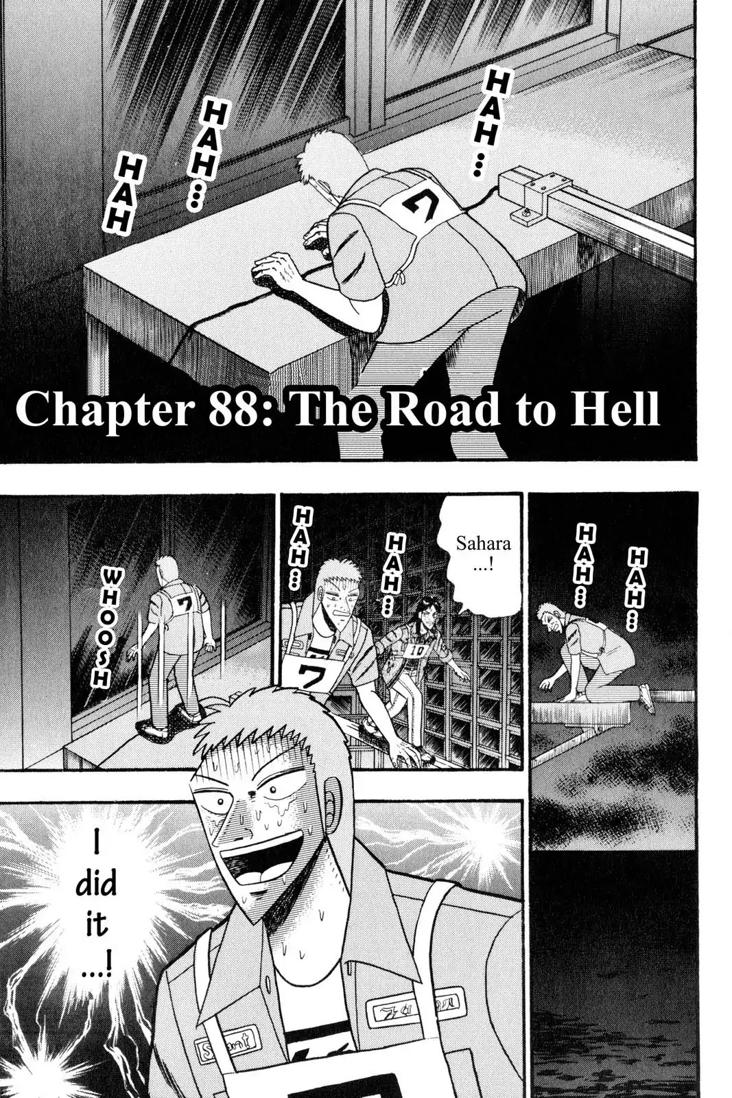 Gambling Apocalypse Kaiji - Kaiji Part 1 Chapter 88 page 1 - Chapter 88: The Road to Hell