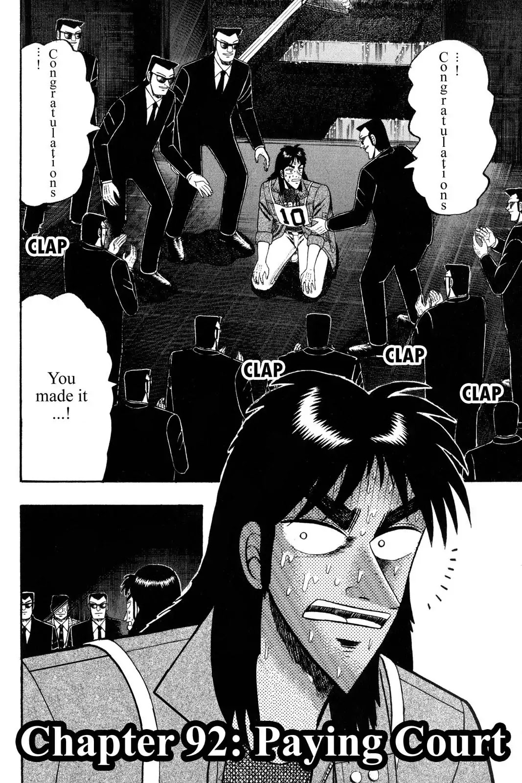 Gambling Apocalypse Kaiji - Kaiji Part 1 Chapter 92 page 2 - Chapter 92: Paying Court