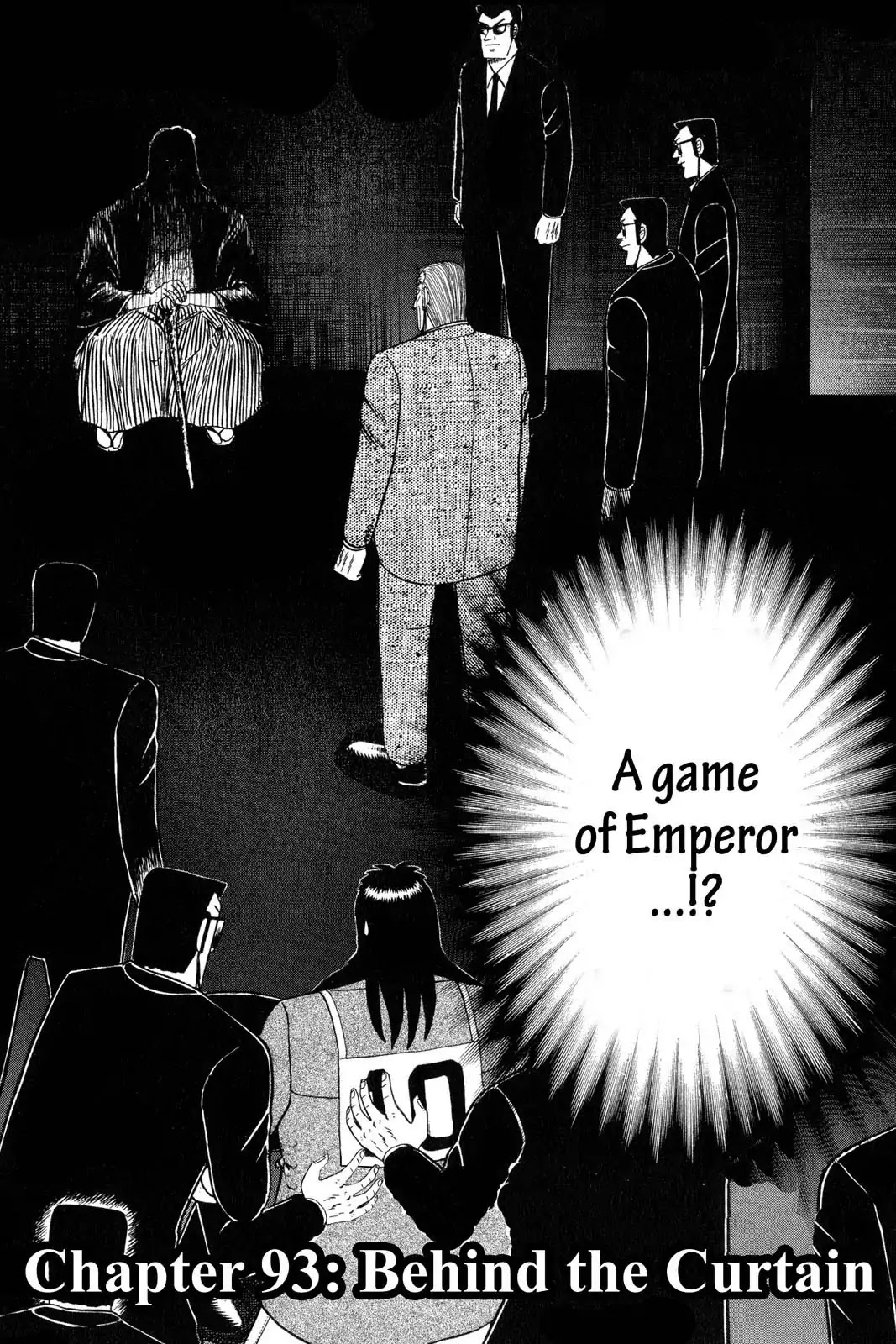 Gambling Apocalypse Kaiji - Kaiji Part 1 Chapter 93 page 1 - Chapter 93: Behind the Curtain