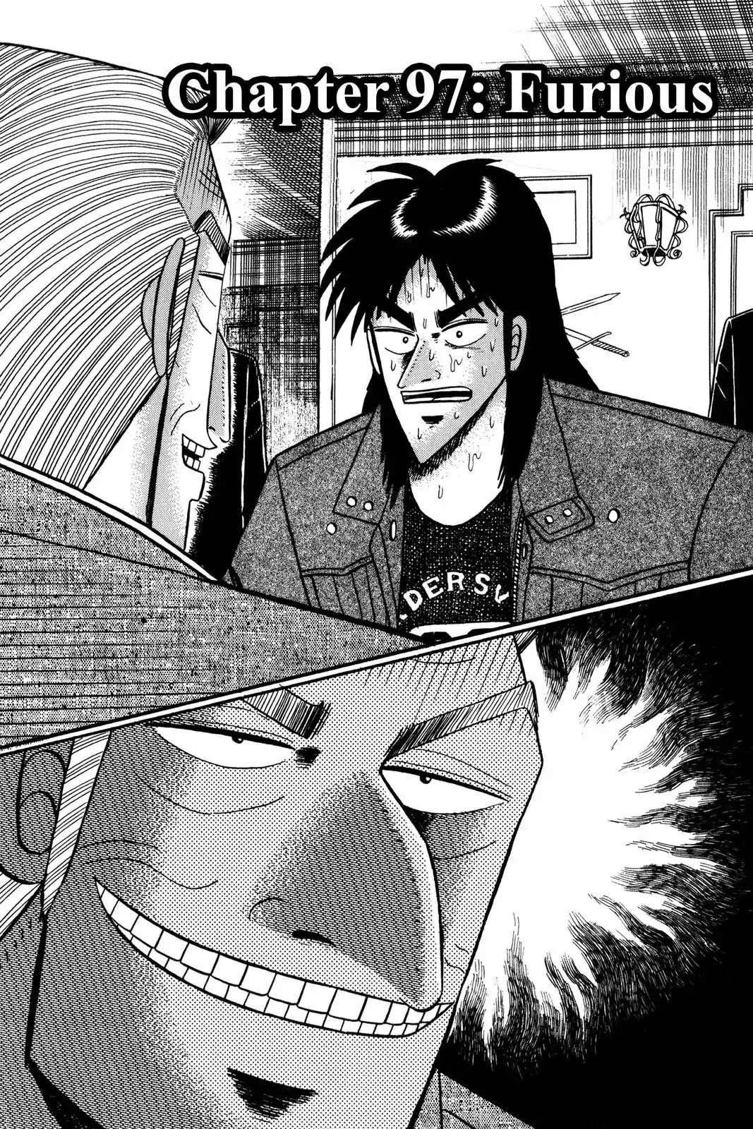 Gambling Apocalypse Kaiji - Kaiji Part 1 Chapter 97 page 1 - Chapter 97: Furious