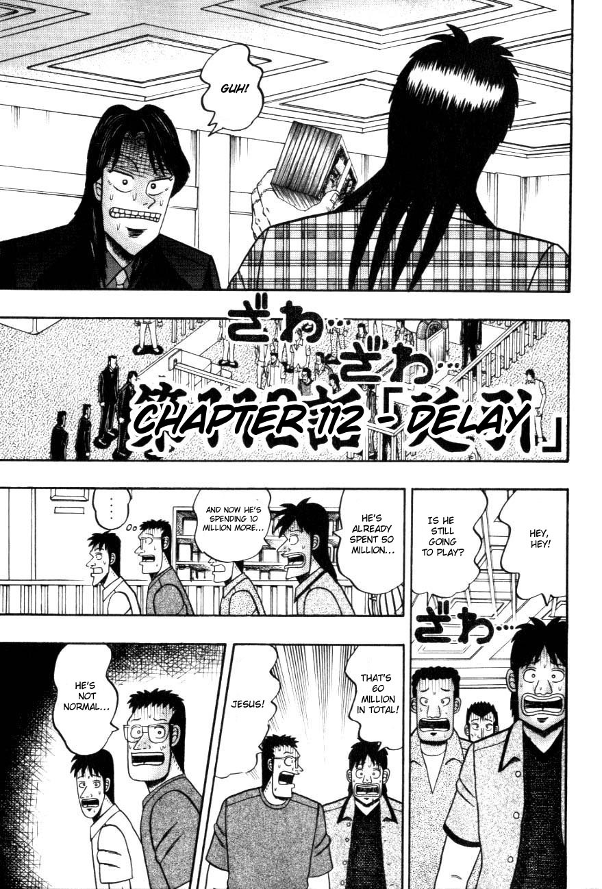 Gambling Heathen Kaiji - Kaiji Part 2 Chapter 112 page 1 - Chapter 112: Delay