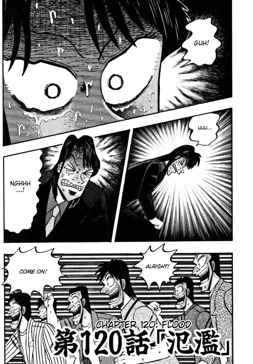 Gambling Heathen Kaiji - Kaiji Part 2 Chapter 120 page 1 - Chapter 120: Flood
