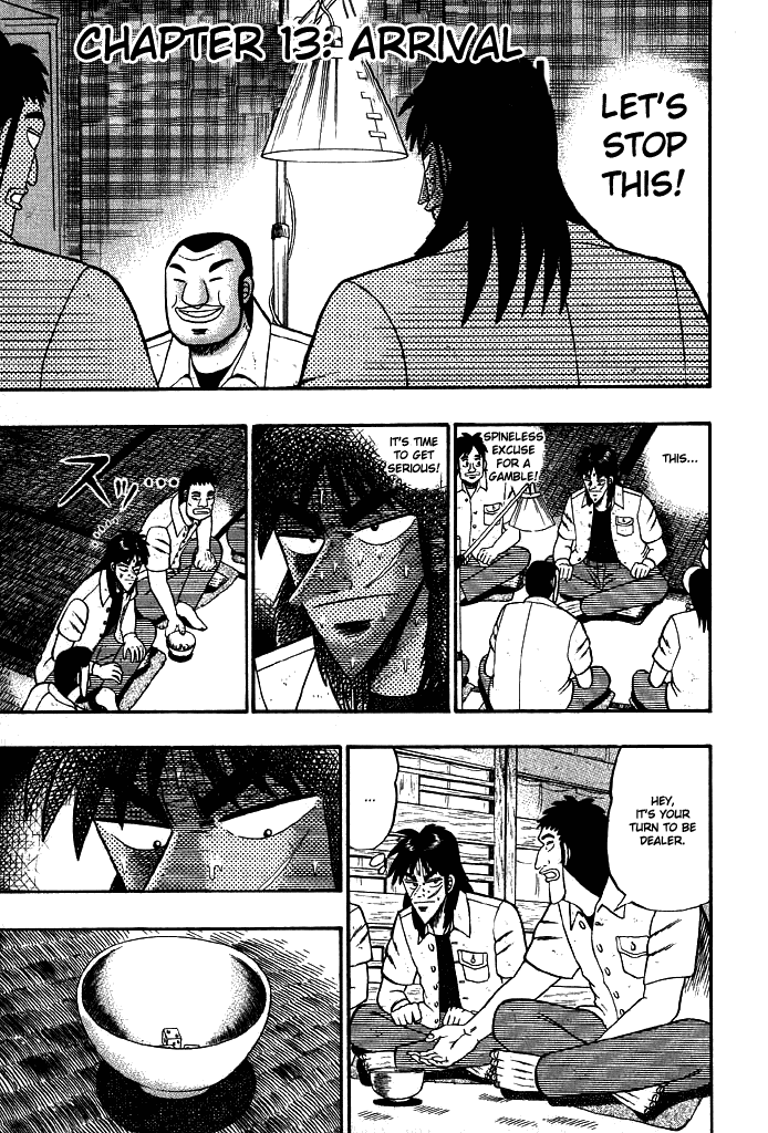 Gambling Heathen Kaiji - Kaiji Part 2 Chapter 13 page 1 - Chapter 13: Arrival