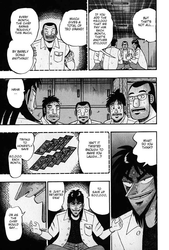 Gambling Heathen Kaiji - Kaiji Part 2 Chapter 22 page 13 - Chapter 22: Urgency