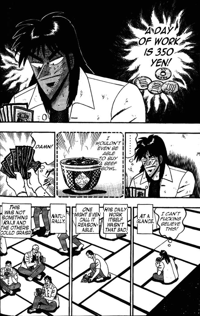 Gambling Heathen Kaiji - Kaiji Part 2 Chapter 5 page 13 - Chapter 5: Wages