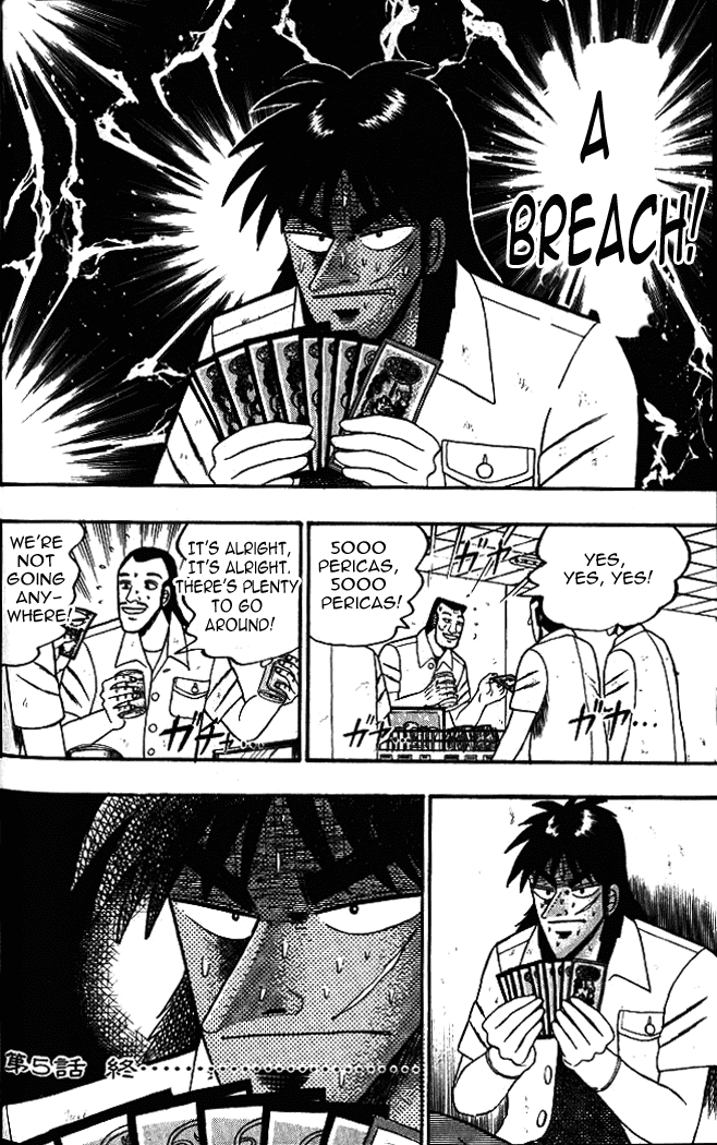 Gambling Heathen Kaiji - Kaiji Part 2 Chapter 5 page 16 - Chapter 5: Wages