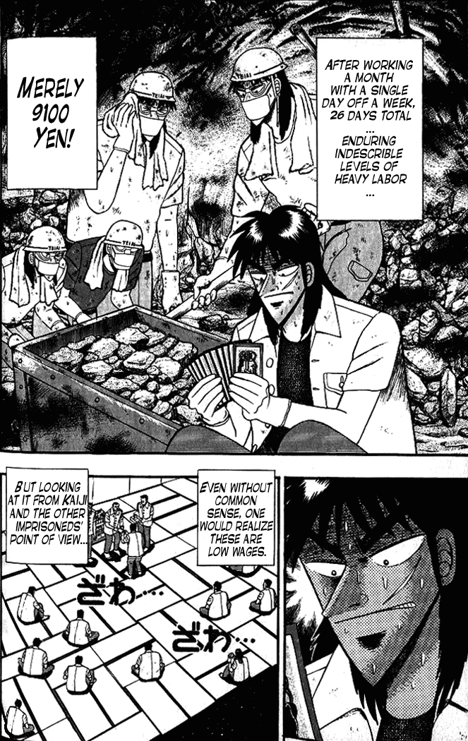 Gambling Heathen Kaiji - Kaiji Part 2 Chapter 5 page 9 - Chapter 5: Wages