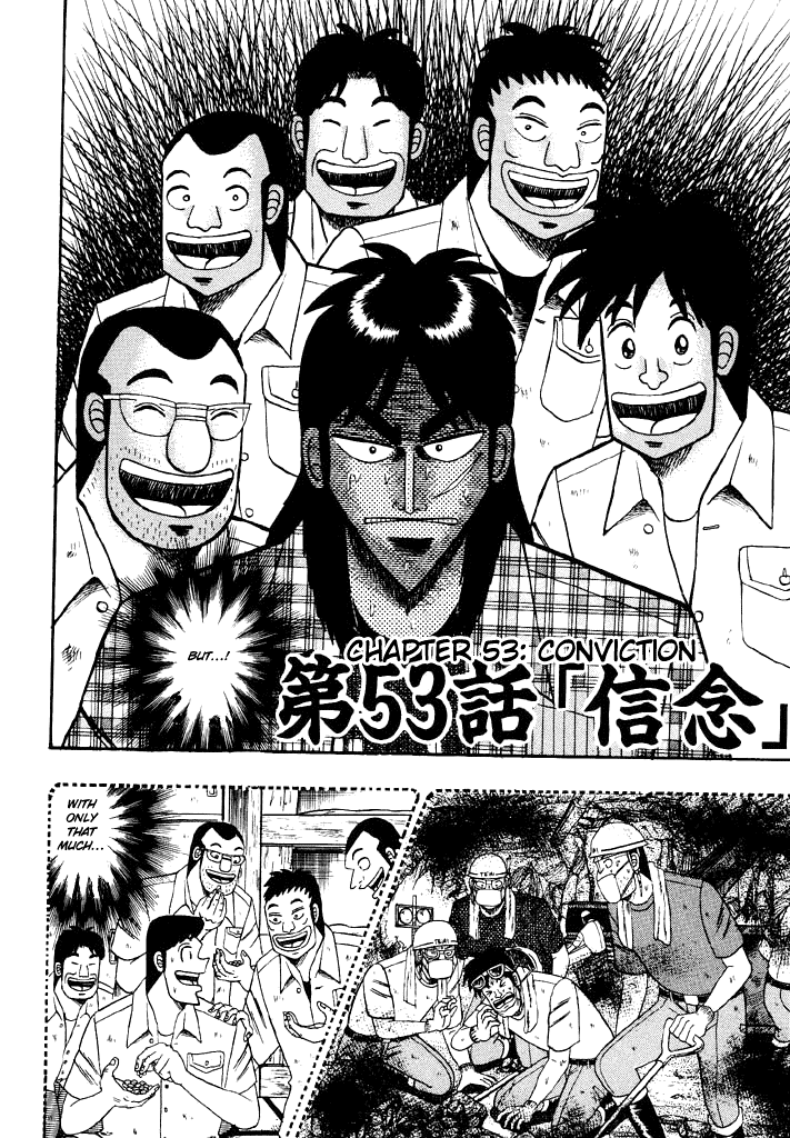 Gambling Heathen Kaiji - Kaiji Part 2 Chapter 53 page 2 - Chapter 53: Conviction