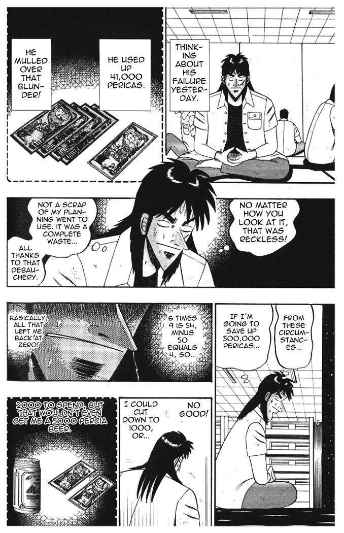 Gambling Heathen Kaiji - Kaiji Part 2 Chapter 8 page 6 - Chapter 8: Breakdown